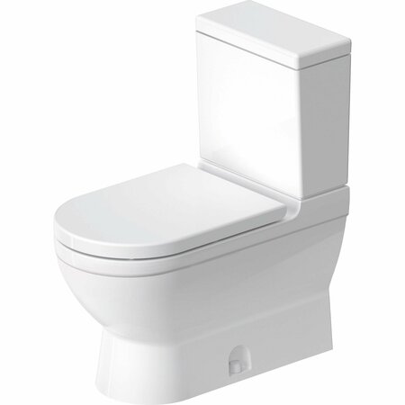 Duravit Bathroom Faucet, Two-Piece, 2-Handle, 8", 1.28 gpf, Floor Mount, White 2125010000